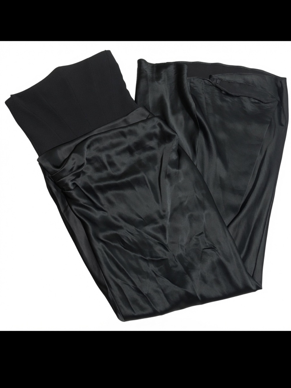HOUSE OF CB 'Persephone' Black Crepe Corset Dress/ Small US4-6 $329 - Picture 9 of 9